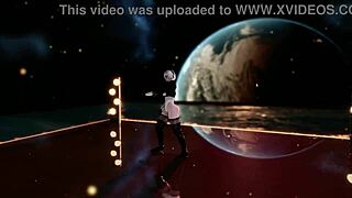 Big ass babe dances sexy with huge tits bouncing