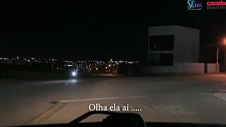 Dogging with the cuckold and a friend, almost got caught on the street