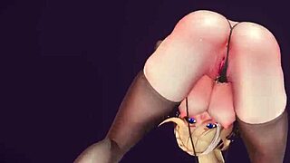 bitch knight dancing seductively with big ass