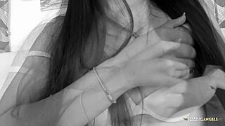 Exotic young girl begs for creampie in shower