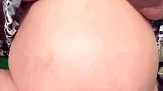 Horny Pregnant Maid Couldnt Resist Ang Started Showing Her Big Boobs And Hairy Pussy On Camera When She Was Home Alone