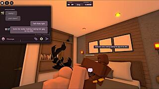 White girl cheats with BBC in Roblox condo 😈