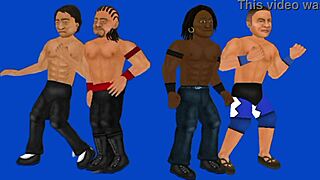 in this false hood wrestling match, young chinese nico moron battles with food elements