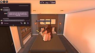 White girl cheats with BBC in Roblox condo 😈
