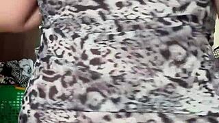 Horny Pregnant Maid Couldnt Resist Ang Started Showing Her Big Boobs And Hairy Pussy On Camera When She Was Home Alone