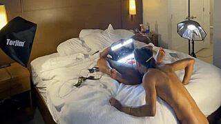 Intense encounter causes squirting.