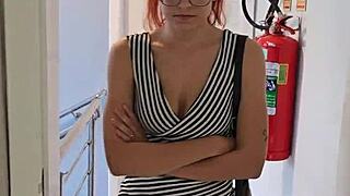 student girlfriend becomes bitch for huge cock spitting slapping mouth fucking