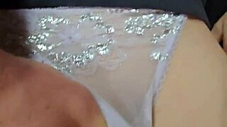 he leaves huge creampie in wife's pussy