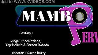 Very slim petite brazilian ebony angel chocolatinha first double penetration dp anal