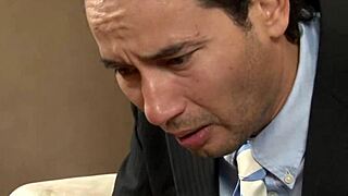 amy daly, as tranny babysitter, consoles sad with blowjob and anal