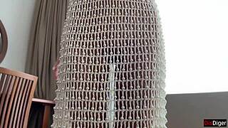 Gorgeous Spanish Blanca Wants to Try Russian White Cock on Vacation