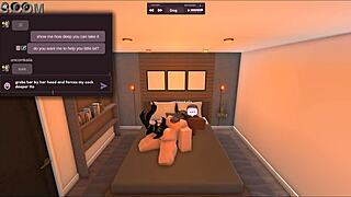 White girl cheats with BBC in Roblox condo 😈