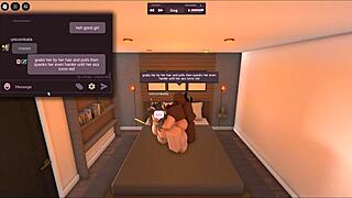 White girl cheats with BBC in Roblox condo 😈