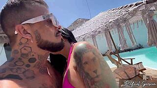 I pounded the tight pussy of the beach slut I met