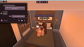 White girl cheats with BBC in Roblox condo 😈