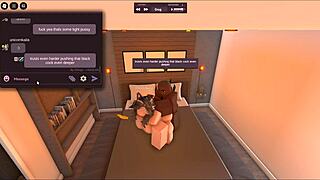 White girl cheats with BBC in Roblox condo 😈
