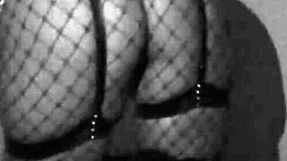 Hotwife dancing on halloween for tricks or treats in costume