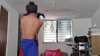 I sometimes do boxing, try amateur sparring, training, wrestling, and exercise