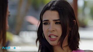 Adultmobile - Kylie Rocket Puts On A Strap On And Fucks Theodora Day In Doggystyle And Cowgirl