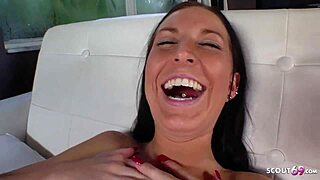 Big Natural Tits Teen Raquel's First Porn Casting Sex