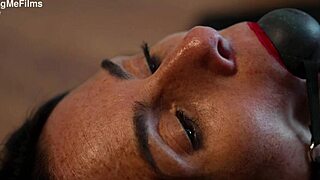 Wax punishment applied to the fit milf in amateur session