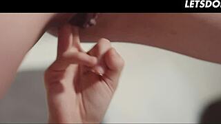 sexy chicks jia lissa & violetta seduce and fuck each other - a girl knows