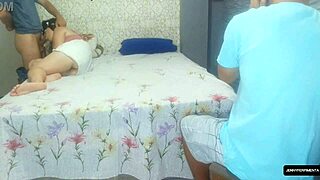 i lent my wife to my boss to keep my job, and she got fucked hard by his big cock