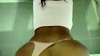 i was cleaning the bathroom and ended up with a sore dilated ass full of cum