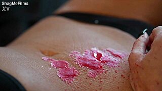 Wax punishment applied to the fit milf in amateur session