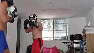 I sometimes do boxing, try amateur sparring, training, wrestling, and exercise