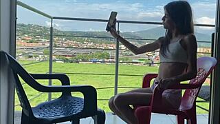 Stepsister Begs For Big Cock After Watching Workout!