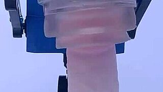 How does this fleshlight feel on your stunt cock? Rubjoy asks while using vibrating tongue toy