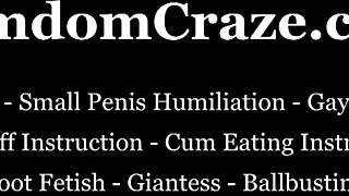 you are a fat disgusting pig of a man, ready for humiliation