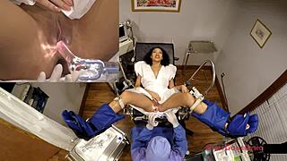 Tampa University Entrance Physical - Yasmine Wood Gets Anal Fingering and Assfucking