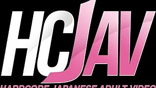 Japanese stunner shiho kano gets caught between two cocks in threesome