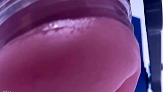 How does this fleshlight feel on your stunt cock? Rubjoy asks while using vibrating tongue toy