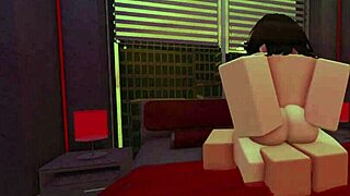 part one, fucking that roblox slut with a creampie