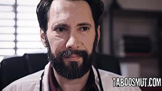 Busty blonde milf Kenzie Taylor gets her pussy filled with hot cum in the hospital.