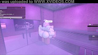 Intense fucking in the sauna with a hot lady, her body glistening under the steam.