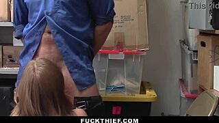 Guard Suspects Teen 18+ Is Hiding Stolen Merchandise In Her Pants - Fuckthief