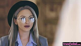 Tranny bride Korra Del Rio receives petite 18-year-old Lola Fae as a pre-wedding gift