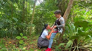 Intense Mexican Student Secretly Fucks Stranger After Classes In Uniform For Public Amateur Sex