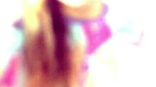 Forever a silly blonde. She embraces her submissive side.