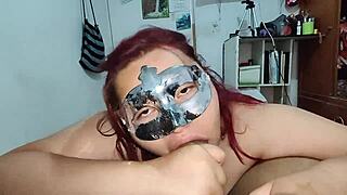 She Plays With My Dick In Her Mouth And Rubs It On Her Face