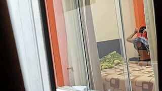 I Watched My Mexican Neighbor Nurse Miranda Fuck Her Lover Without Closing the Window