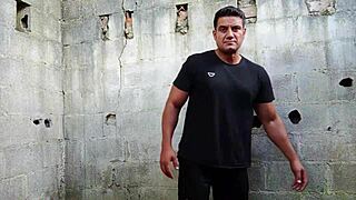 Yuri Gaucho fucks hard cock solo with big cumload