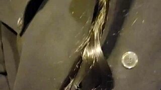 Intense Shemale Ting Xuan Risks Exposure With Street Masturbation Under Coat