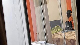 I Watched My Mexican Neighbor Nurse Miranda Fuck Her Lover Without Closing the Window