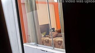 I Watched My Mexican Neighbor Nurse Miranda Fuck Her Lover Without Closing the Window