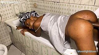 Horny housewife fucks bbc plumber